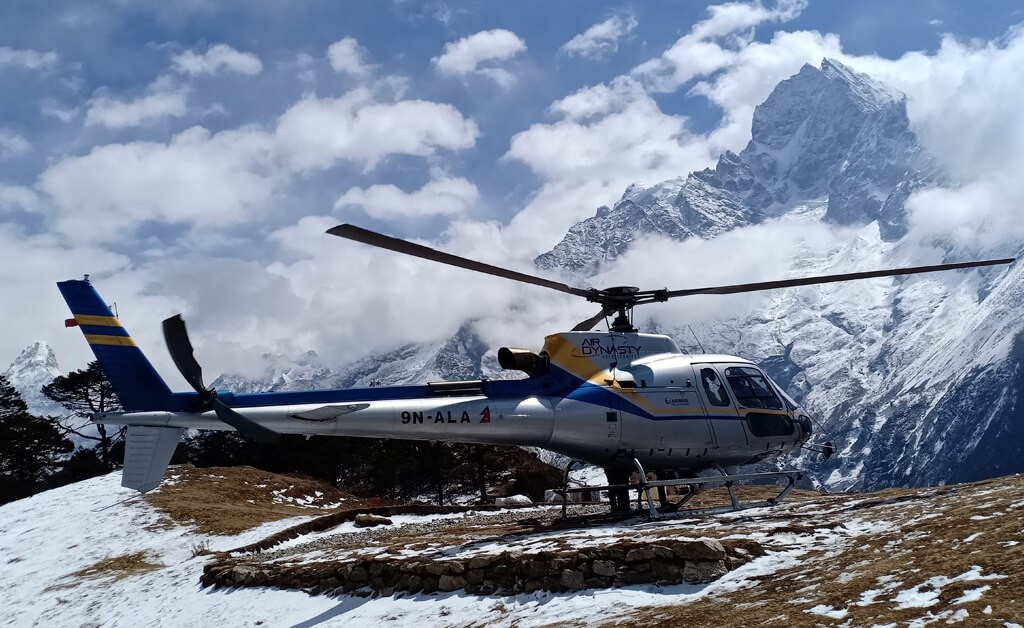 Helicopter Pickup from Tengboche to Kathmandu at Best Price